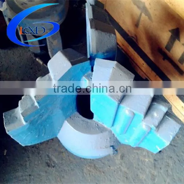 Chevron type PDC drag bit / pdc drag bit sale