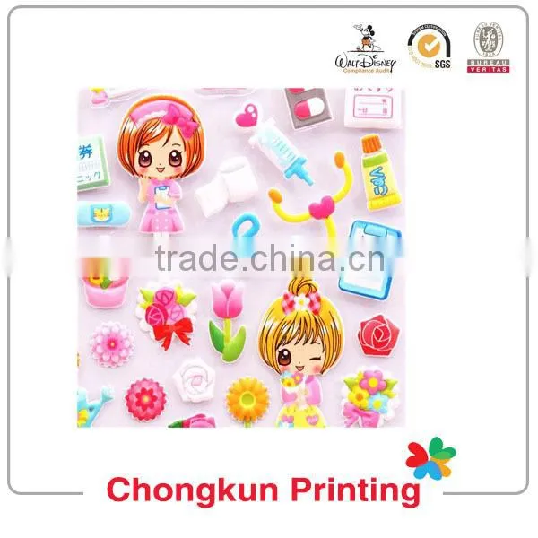 cheap fashion 3d Puffy Sticker