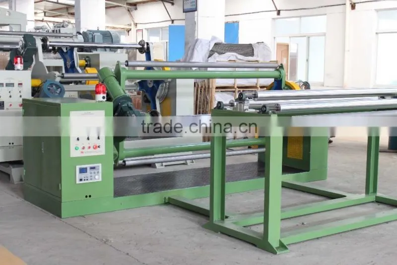 Plastic sheet/film winding machine