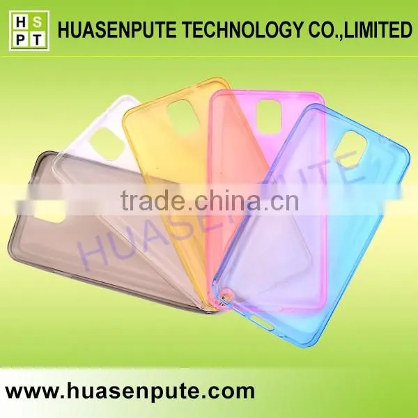 for Samsung Note 3 Transparent Silicone Skin Protector Case Cover for Samsung Note 3