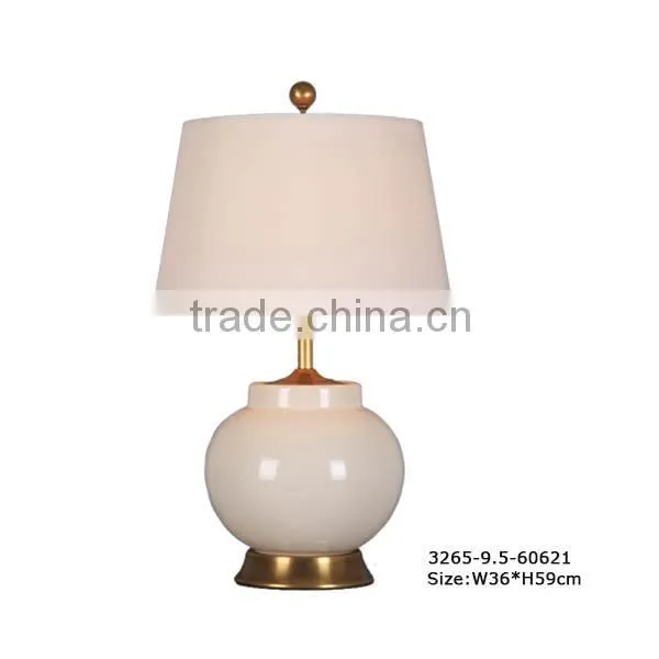 modern ivory table lamp with ceramic