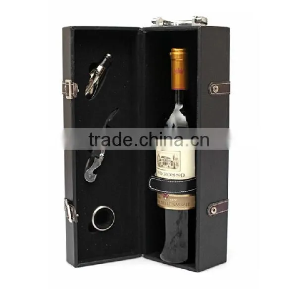 Top Grade Unique Design wine bottle holder leather