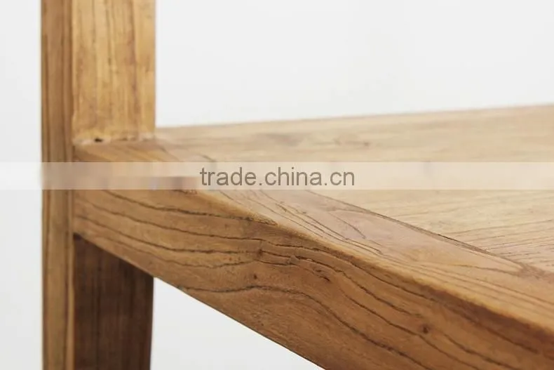 Chinese antique reclaimed solid wood dining chair