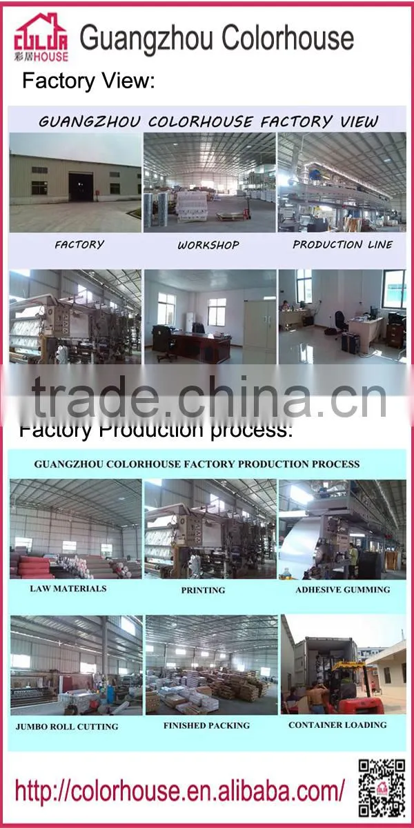 Eco-friendly decorative glass film self adhesive furniture film