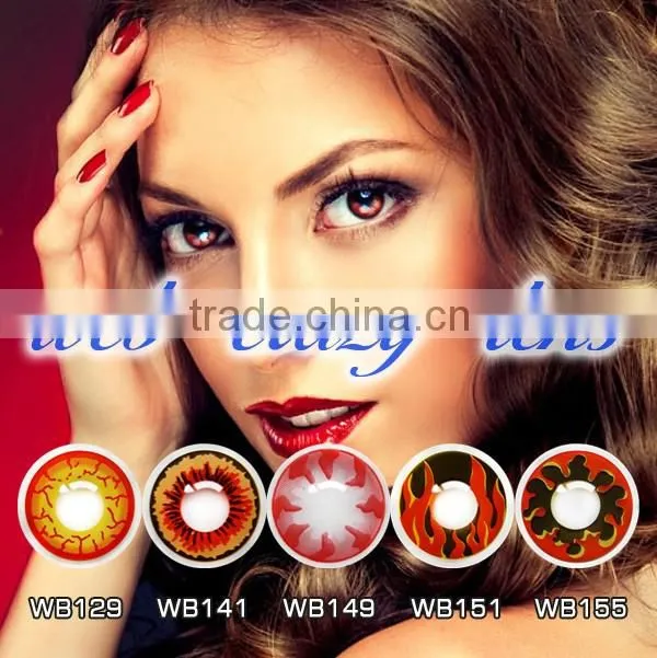 2016 hot styles circle lenses wholesale halloween sharingan contact lenses