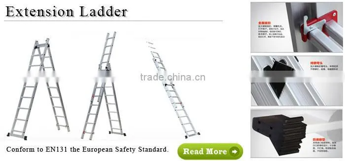 EN131 certification safety home use aluminium ladders household ladder