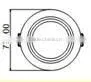 1W Cold White led downlight