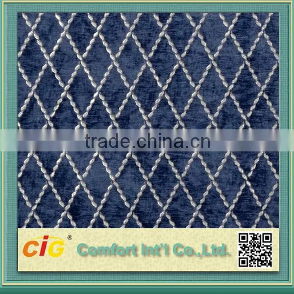 Flower Chenille Sofa Fabric
