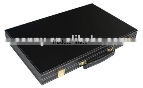 Leather board game box printing line with pieces/game box