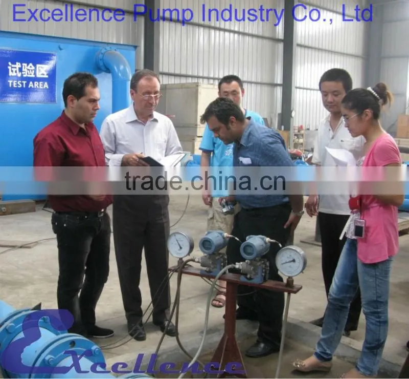 Rubber lined slurry pump for Iron ore fines