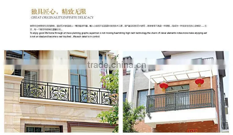 fashionable design aluminium stair railing