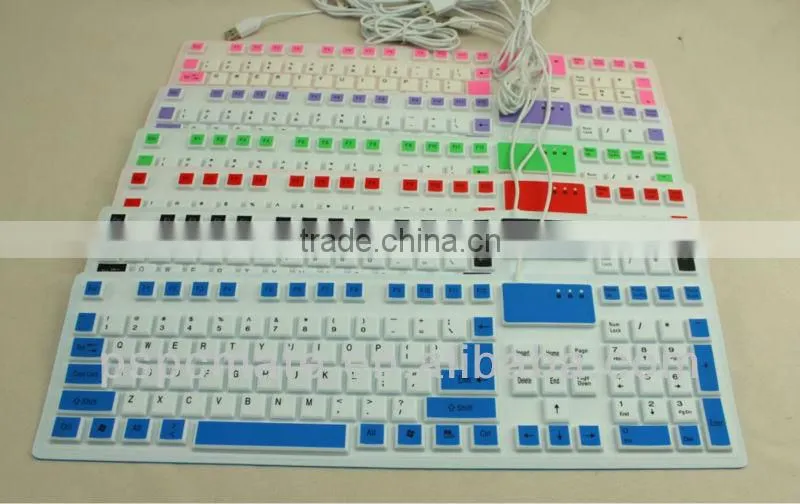 Silicone USB Flexible Keyboard for Sale