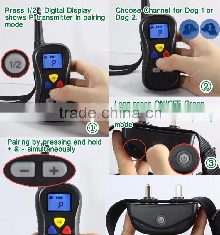 LoreWin PTS-008 Stop Dog Barking Solutions Anti Dog Barking Collar