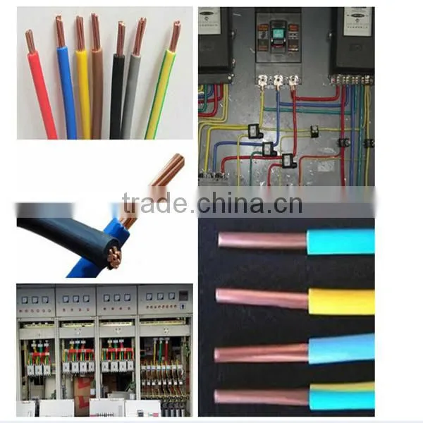 electrical wire BV/BLV pvc insulated 1.5/2.5/4/6/10/16 mm2 solid copper building wire