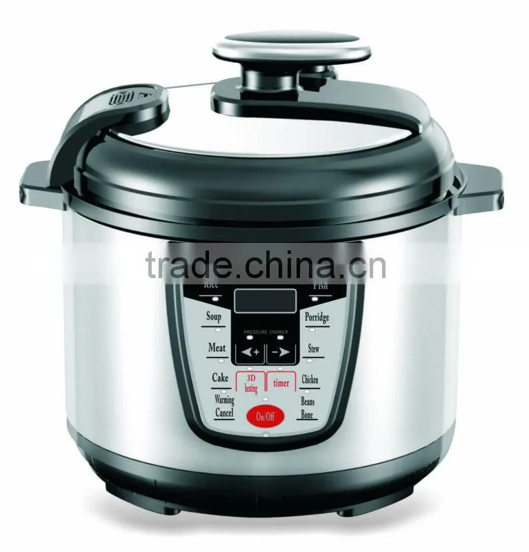 Stainless Steel Electric Multi Pressure Cooker with Nice Design