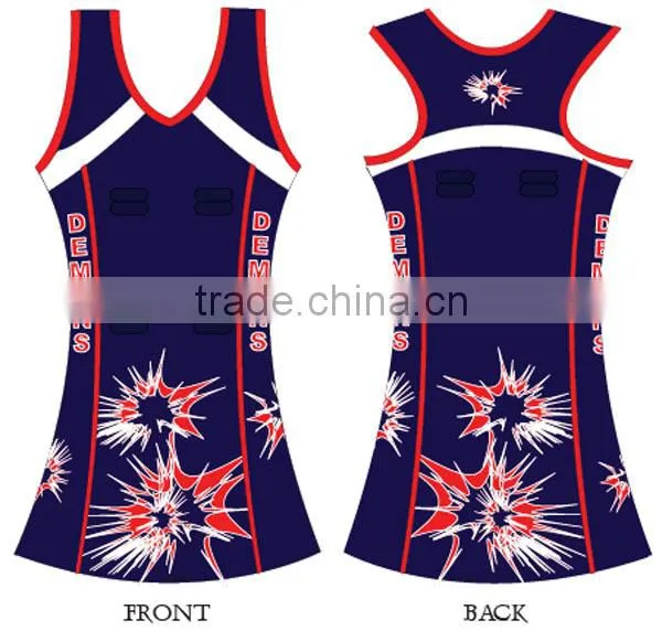 New design netball dress for high school team