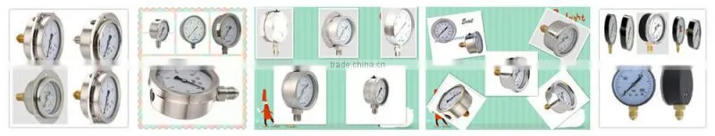 63 mm mechanical bourdon tube pressure gauge manufacturer