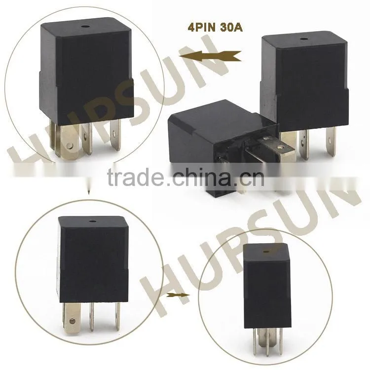 BQS sealed 12V relay 5PIN 30A violet relay