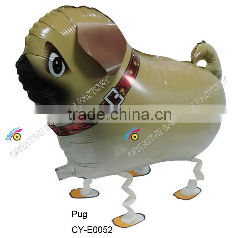 2015 Hot sale animal shaped walking pet balloon helium walking pet balloon walking panda balloon