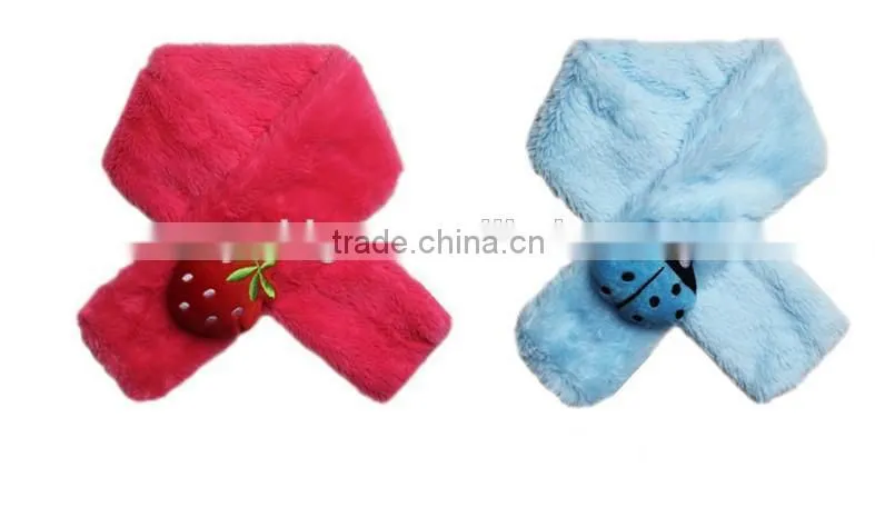 2015 latest plain white cotton scarf /Women's Plush Scarves/baby plush scarf