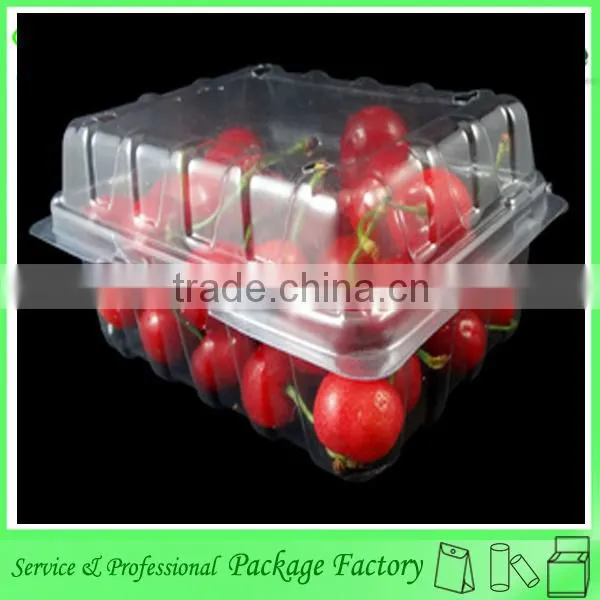 Transparent cheap plastic PET fruit tray