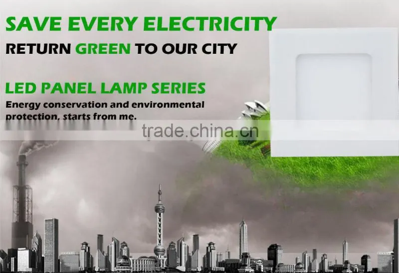 dinmable ip44 led lamp 9w led pannel light for showroom with saa rohs c-tick