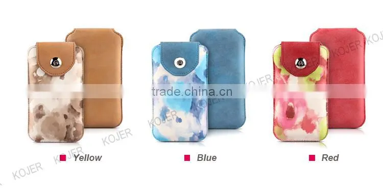 NEW leather mobile phone case for iPhone 6s/Samsung,PU pouch