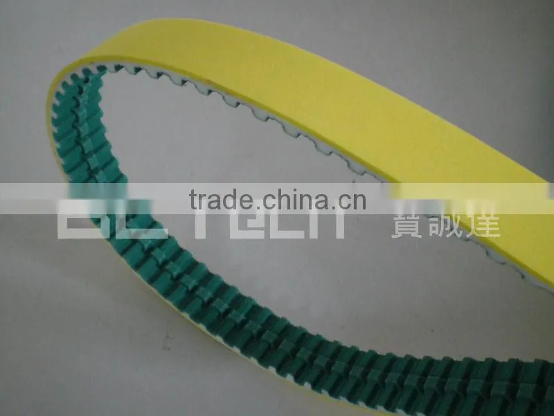 PU Timing Belt Coated With Yellow Sponge/Foam