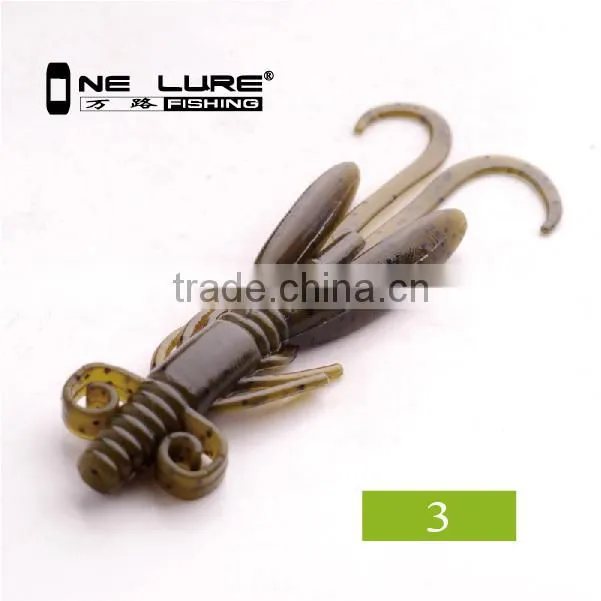 10cm 5.2g High Quality Fishing Lure Soft Worm Bait Free Sample