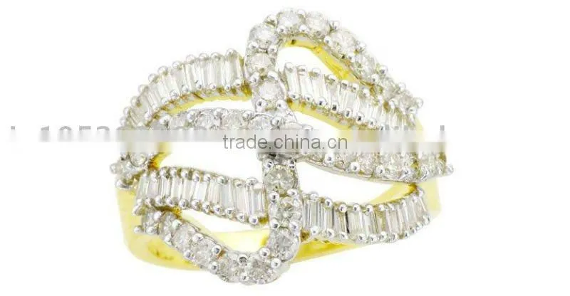 Brilliant Cut Gold Diamond Rings