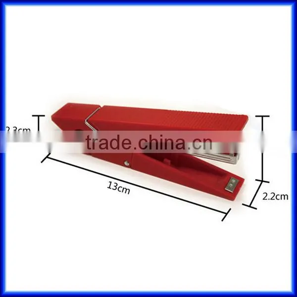 Noble black multifunctional mini office plastic clip stapler/student book binding stapler