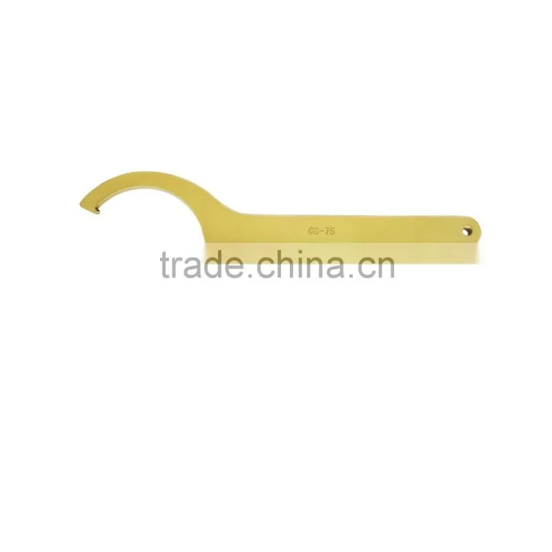 Hand tools non-sparking safety hook wrench