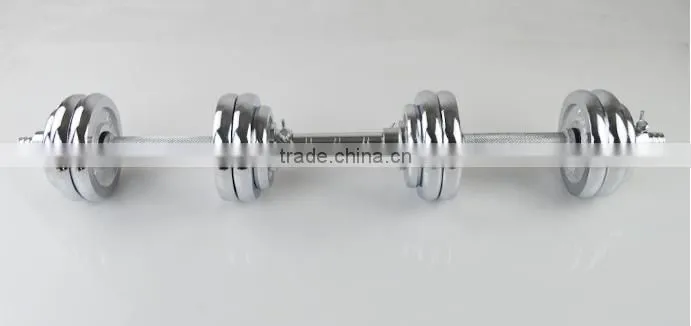20lb 25lb 30lb Steel Chromed Adjustable dumbbell set