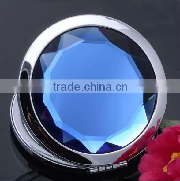 Fashion rhinestone crystal bling folding mirrors