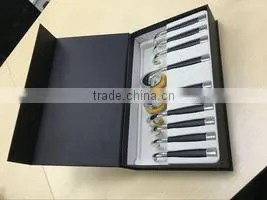 Newly design 9pieces makeup brushes set different color