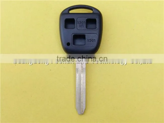 20% OFF, 3 button fake car key shell cover for Toyota remote key blanks TOY43 blade