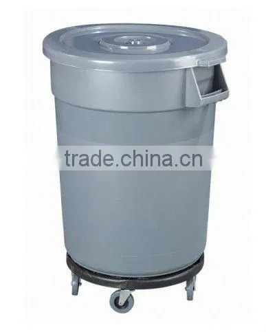 20 gallon American Style trash bin with dolly 80liter