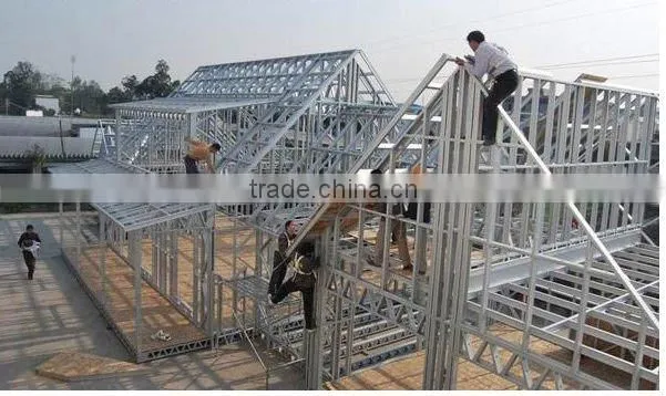 Prefab Villa Building/House/Cattage/Hotel/Restaurant with Flat Roof