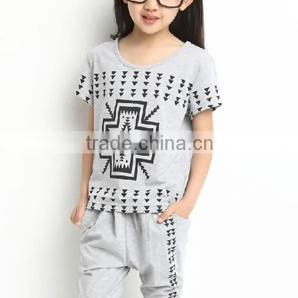 Advertising Customized Kids girls tshirt (lyt010238)