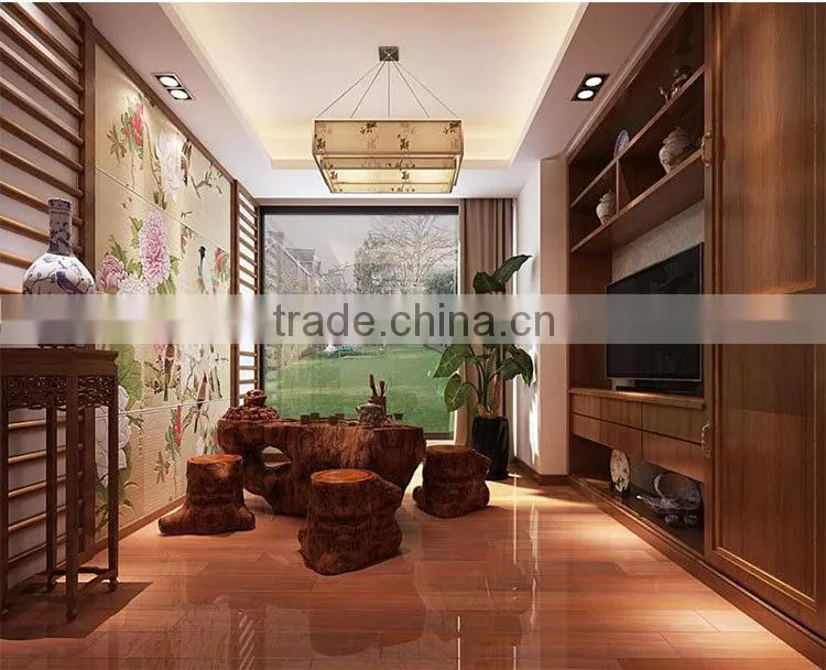 Non slip different sizes timber matte rustic glazed polished porcelain wood ceramic floor tile