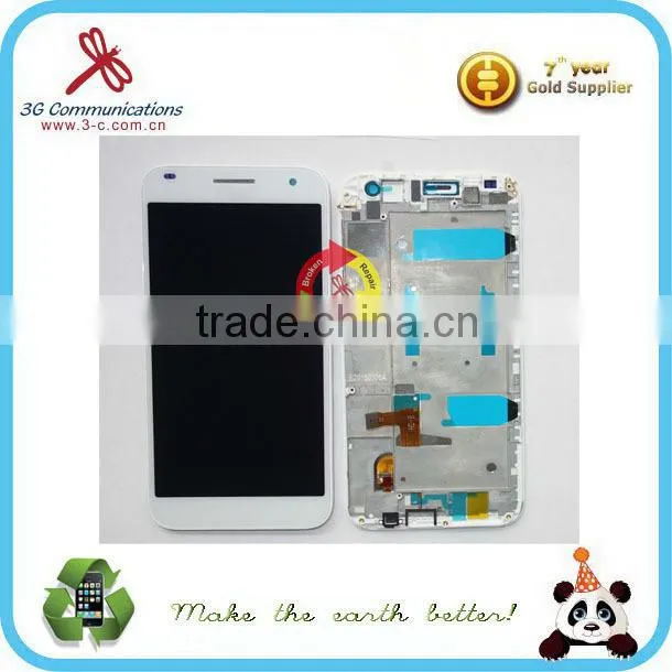 for Huawei G7 lcd display touch screen digitizer with frame for Huawei G7 lcd with digitizer assembly paypal accepted