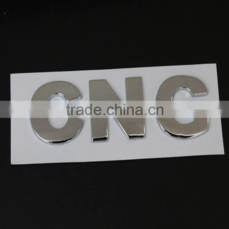 3d stickers chrome car custom separated letters /V6 Car Emblem