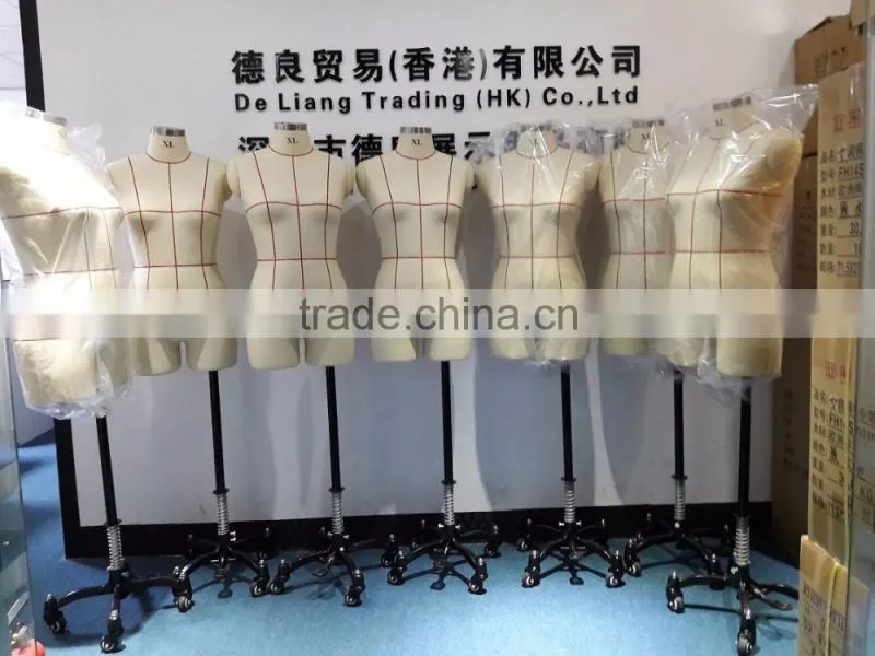 Half body head tailoring male mannequins for sale