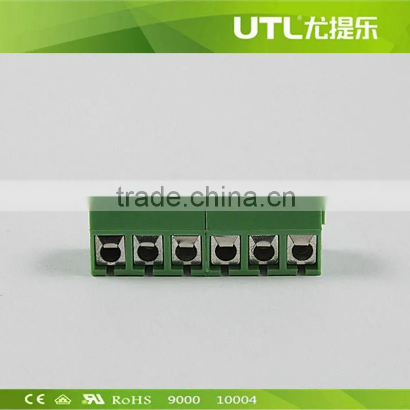 New spring UTL product MU1.5P-V5.0(5.08) PCB Barrier Mount Terminal Connector