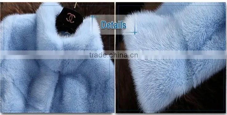 new stylish women's clothing boutique mink fur coat