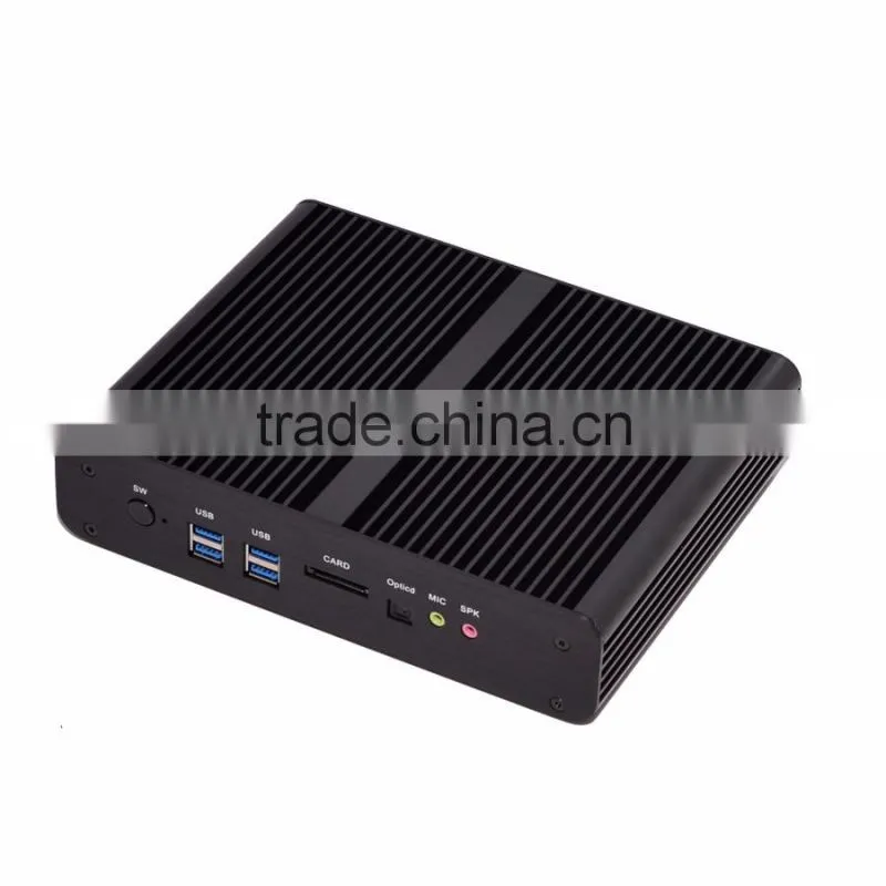 mini i7 barebone pc Intel Core i7-5650U pc Fanless 4M Cache, up to 3.20 GHz support HD 4K resolution