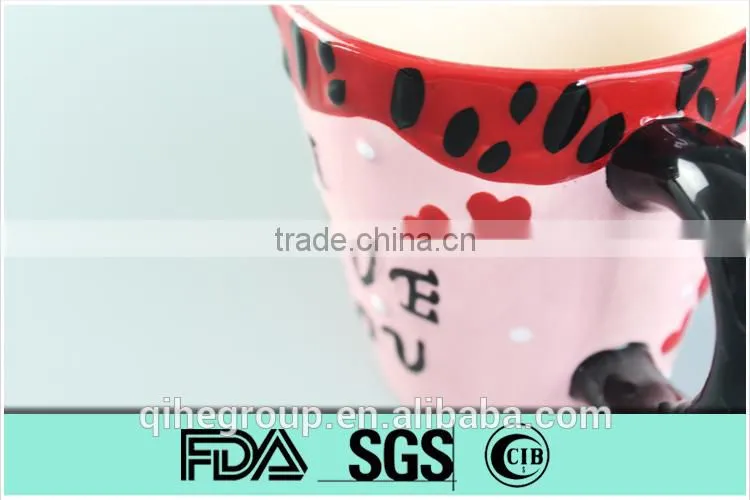 New kids ceramic pink mug for closet