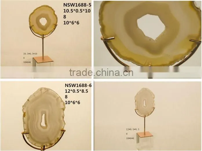 High quality agate bullet, cross handicraft ornaments