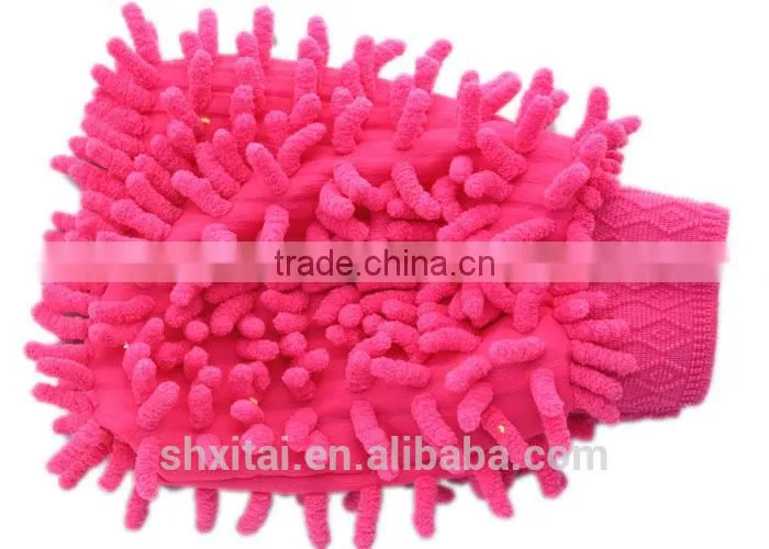 Car cleaning chenille waterproof gloves car washing gloves