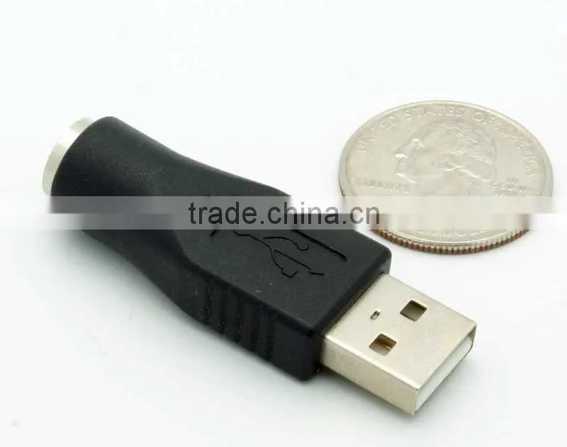 PS2 PS/2 female to USB male mouse passive adapter